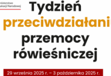 Tydzień o przeciwdziałaniu przemocy 29.09. – 3.10. 2025 r.